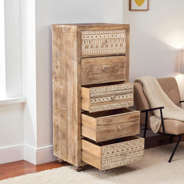 The Attic Jodhpur Tallboy Drawer Chest