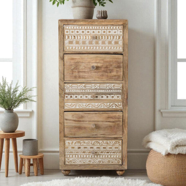 The Attic Jodhpur Tallboy Drawer Chest