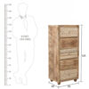The Attic Jodhpur Tallboy Drawer Chest
