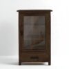The Attic Sheesham Mini Glazed Bookcase