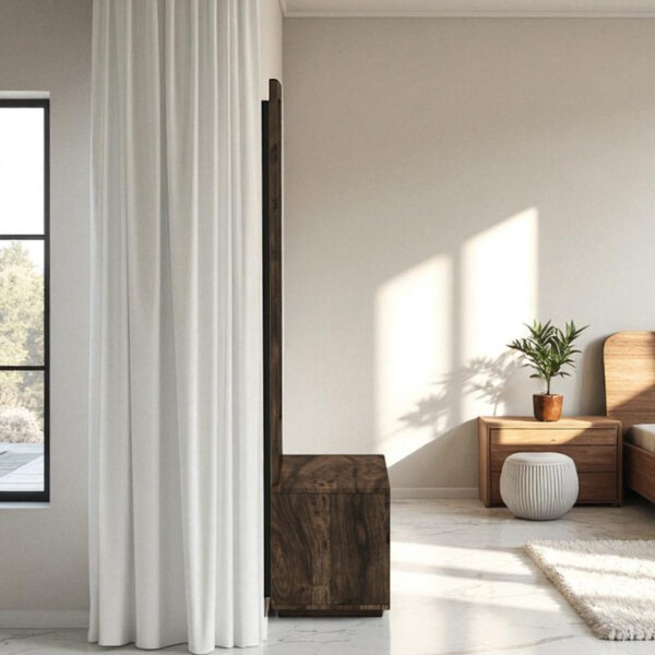 KL-1945 (4) The Attic Elon Dressing Table Walnut