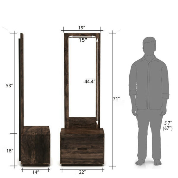KL-1945 (8) The Attic Elon Dressing Table Walnut