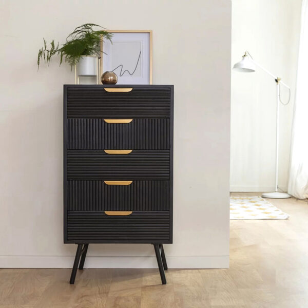 KL-2144 (5) THE ATTIC Solid Wood Free Standing Chest of Drawers