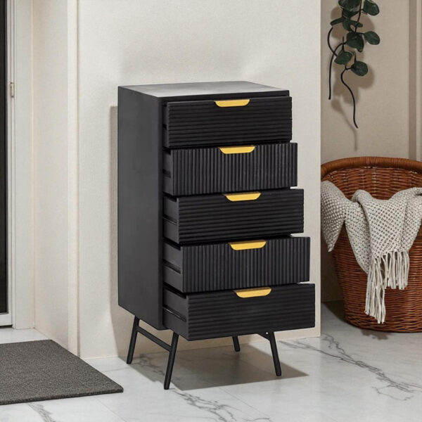 KL-2144 (6) THE ATTIC Solid Wood Free Standing Chest of Drawers