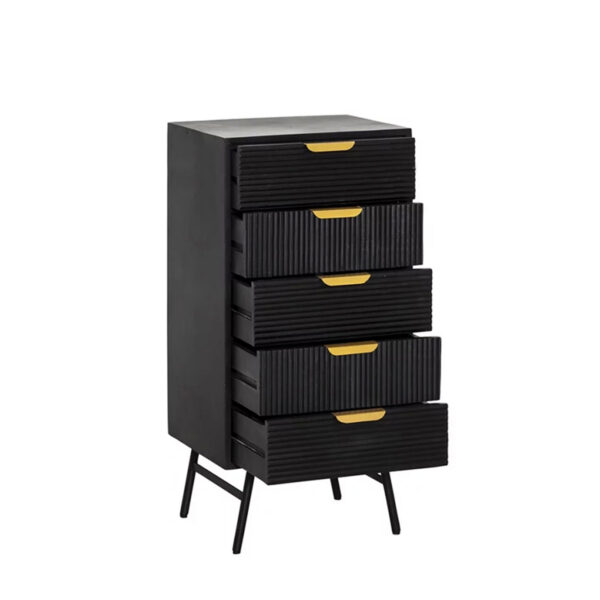 z (6) THE ATTIC Solid Wood Free Standing Chest of Drawers