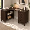 KL-1743WL (1) The Attic Illinoi Study Table Walnut