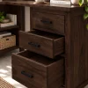 KL-1743WL (5) The Attic Illinoi Study Table Walnut
