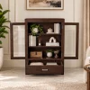 KL-1884W (4) The Attic Hepburn Kitchen Cabinet Walnut
