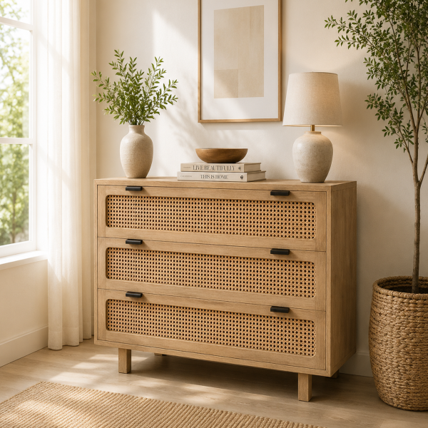 ChatGPT Image Jun 13, 2026, 05_59_51 PM The Attic Panamara Chest of Drawers: Kitchen and Living Room Storage Solution | Solid Mango Wood with Natural Matte Finish