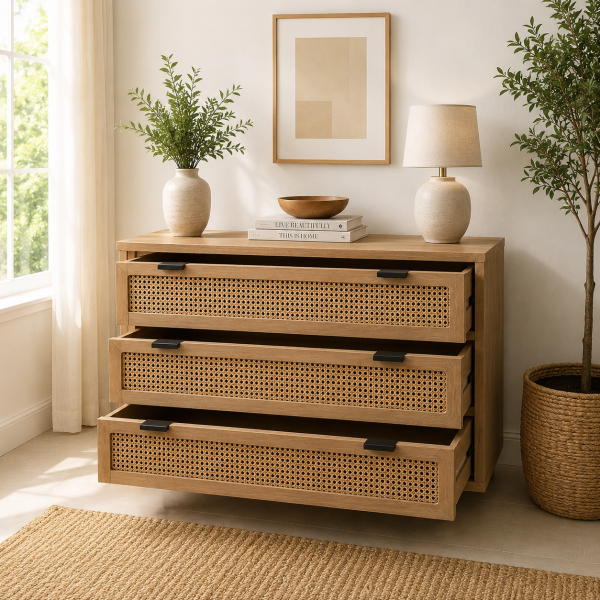 ChatGPT Image Jun 13, 2026, 06_05_57 PM The Attic Panamara Chest of Drawers: Kitchen and Living Room Storage Solution | Solid Mango Wood with Natural Matte Finish