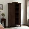 KL-118W (3) The Attic Catania Mango Wood Almirah: Solid Wood Multiple Utility Storage | Wardrobe