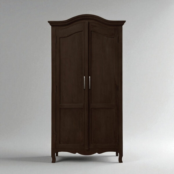 KL-118W (4) The Attic Catania Mango Wood Almirah: Solid Wood Multiple Utility Storage | Wardrobe