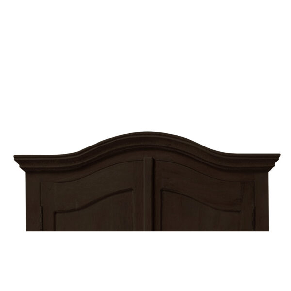 KL-118W (6) The Attic Catania Mango Wood Almirah: Solid Wood Multiple Utility Storage | Wardrobe