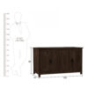The Attic California Sideboard ( Walnut Finish )