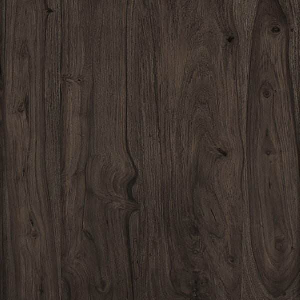 The Attic Lewiston Coffee Table - Solid Sheesham Wood Centre Table with Walnut Matte Finish for Rustic Living Room Decor