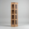 The Attic Ines Multipurpose Cabinet - Solid Mango Wood Bookshelf and Kitchen Cabinet with Natural Matte Finish