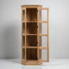 The Attic Ines Multipurpose Cabinet - Solid Mango Wood Bookshelf and Kitchen Cabinet with Natural Matte Finish