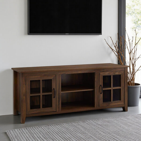 The Attic Balin TV Cabinet: Solid Wood Sideboard TV Cabinet