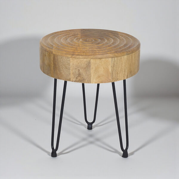 The Attic Jessie Coffee Table: Natural Beauty in Solid Wood - Living Room Centerpiece with Matt Finish