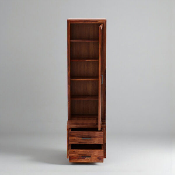 The Attic Jaisal Dressing Table For Bedroom|Honey Matt Finish