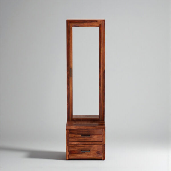 The Attic Jaisal Dressing Table For Bedroom|Honey Matt Finish