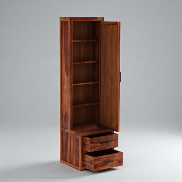 The Attic Jaisal Dressing Table For Bedroom|Honey Matt Finish