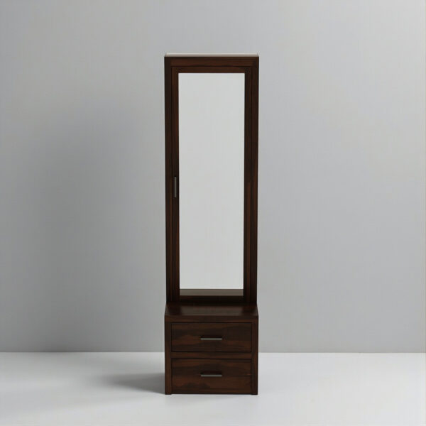KL-2193W (6) The Attic Jaisal Dressing Table For Bedroom|Walnut Matt Finish
