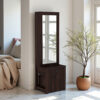 The Attic Beru Dressing Table For Bedroom|Walnut Matt Finish