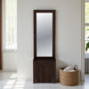 The Attic Beru Dressing Table For Bedroom|Walnut Matt Finish