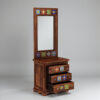 The Attic Baran Dressing Table For Bedroom|Solid Wood|Honey Matt Finish