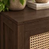 6 The Attic Cane Hepburn Kitchen Cabinet Walnut