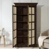 The Attic Cane Oregon Bookshelf Walnut