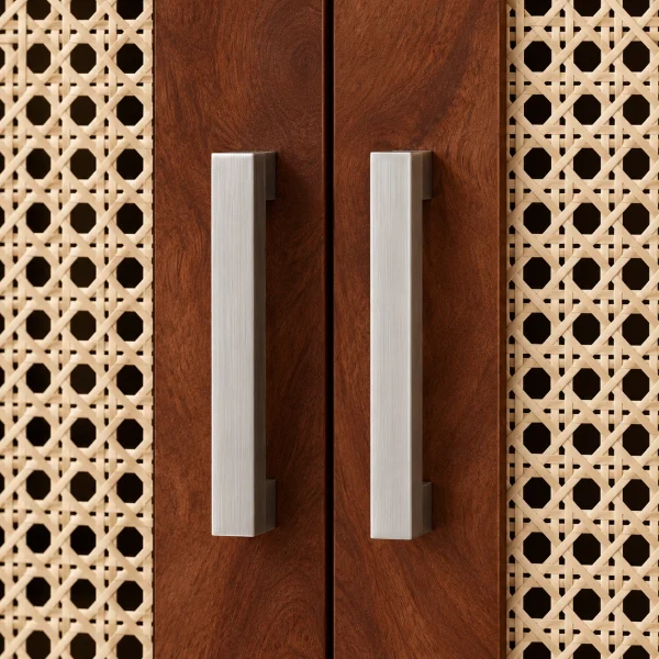 KL-1884C (4) The Attic Cane Hepburn Kitchen Cabinet