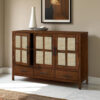 The Attic Cane Suzelle Sideboard| Honey Matte Finish