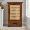 The Attic Sheesham Mini Glazed Bookcase
