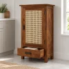 The Attic Sheesham Mini Glazed Bookcase
