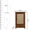 The Attic Sheesham Mini Glazed Bookcase