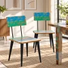 The Attic Oneworld Six Seater Dining Set In Multicolor