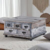 The Attic Barmer Coffee Table In Grey Finish