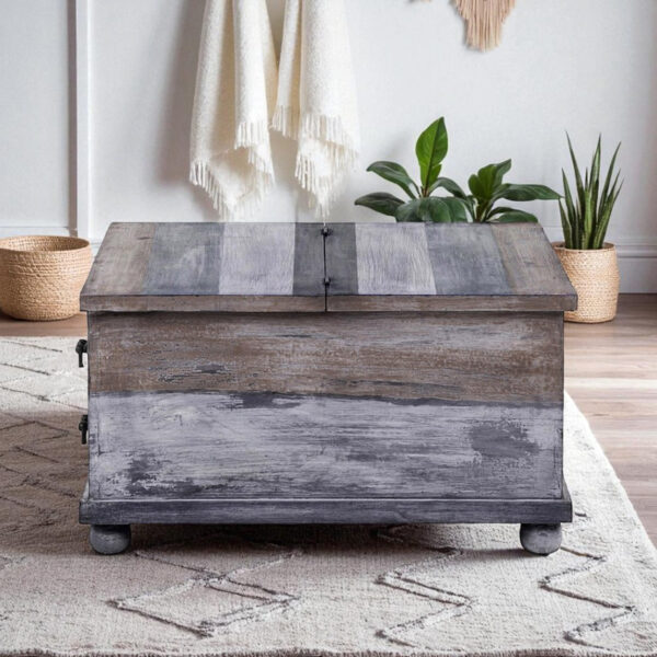 The Attic Barmer Coffee Table In Grey Finish