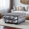 The Attic Barmer Coffee Table In Grey Finish