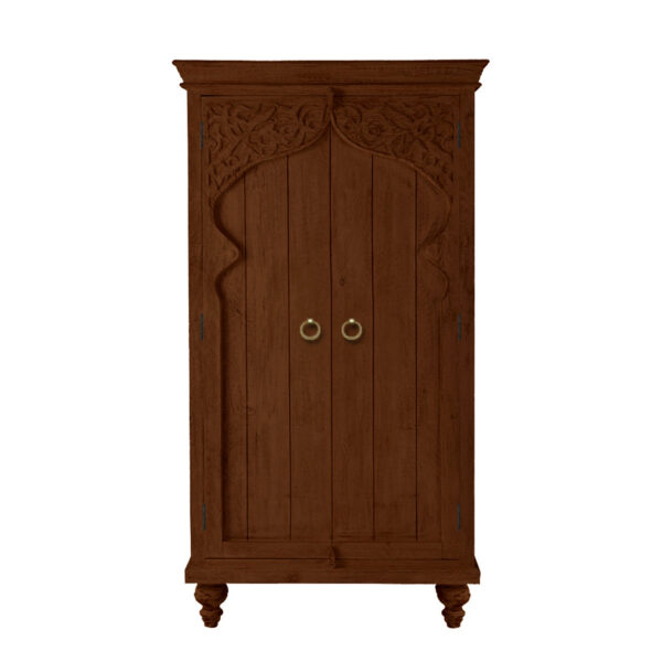 KL-776H (1) The Attic Omaha Cupboard With Honey Finish