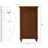 KL-776H (6) The Attic Omaha Cupboard With Honey Finish