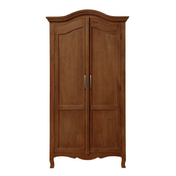 The Attic Catania Mango Wood Almirah In Honey Finish