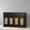 The Attic Francisco Sideboard Cane | Walnut Matte Finish