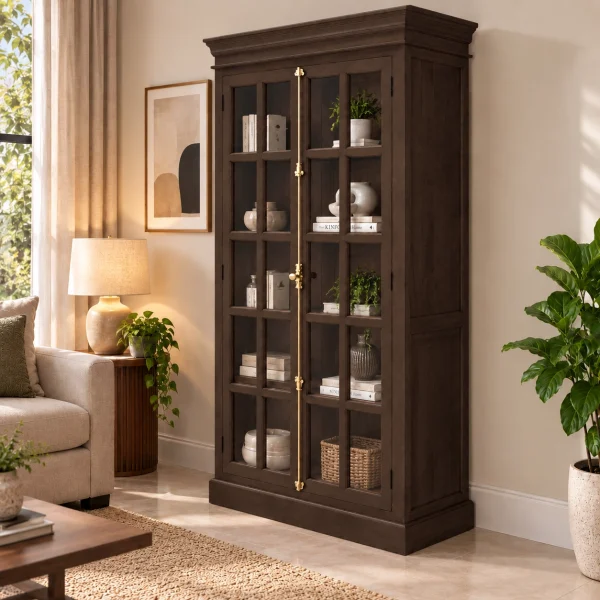 KL-1804W (2) The Attic Oregon Bookshelf Walnut