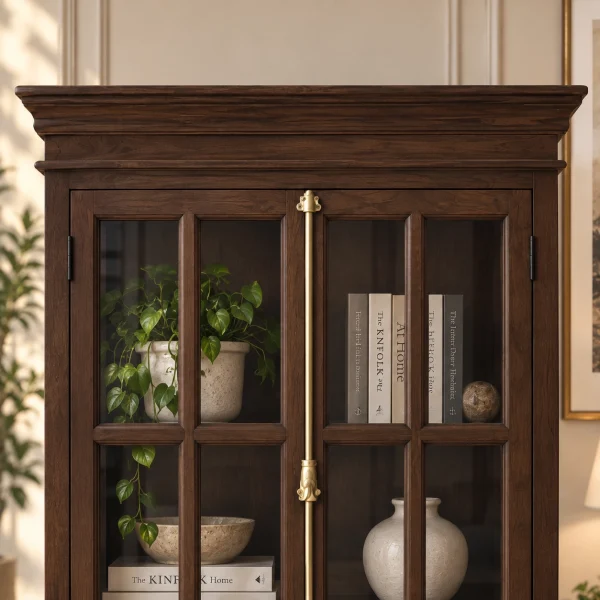 KL-1804W (6) The Attic Oregon Bookshelf Walnut