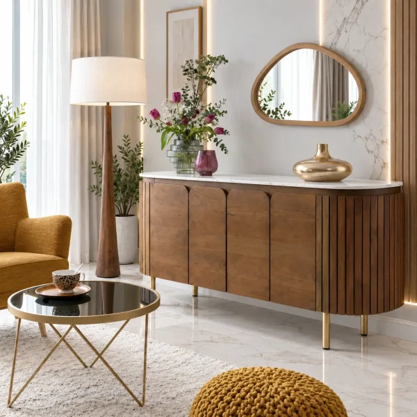 KL-2245 (2) The Attic Carlston Sideboard Large|Provential Teak Matte Finish