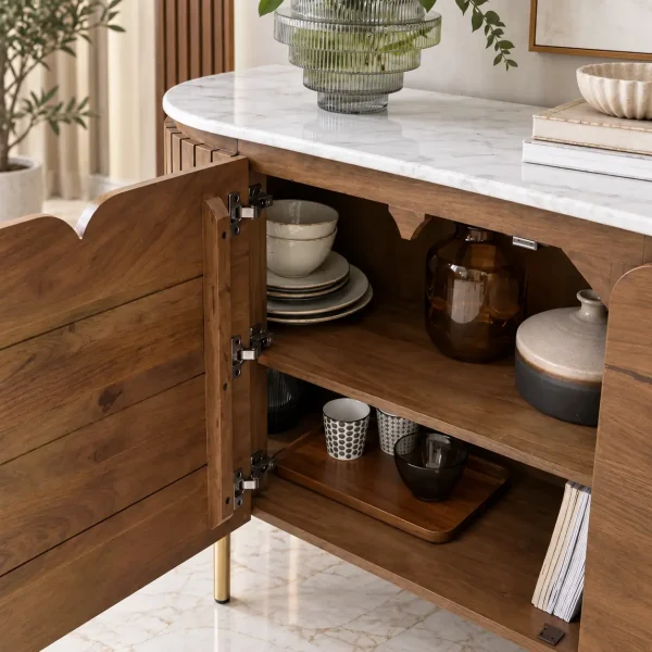 KL-2245 (5) The Attic Carlston Sideboard Large|Provential Teak Matte Finish