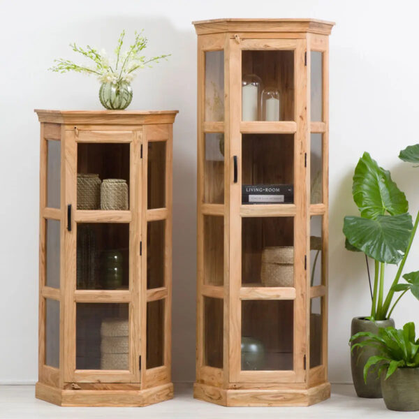 KL-2260 (3) The Attic Ines Kitchen Cabinet Small Natural Matte Finish